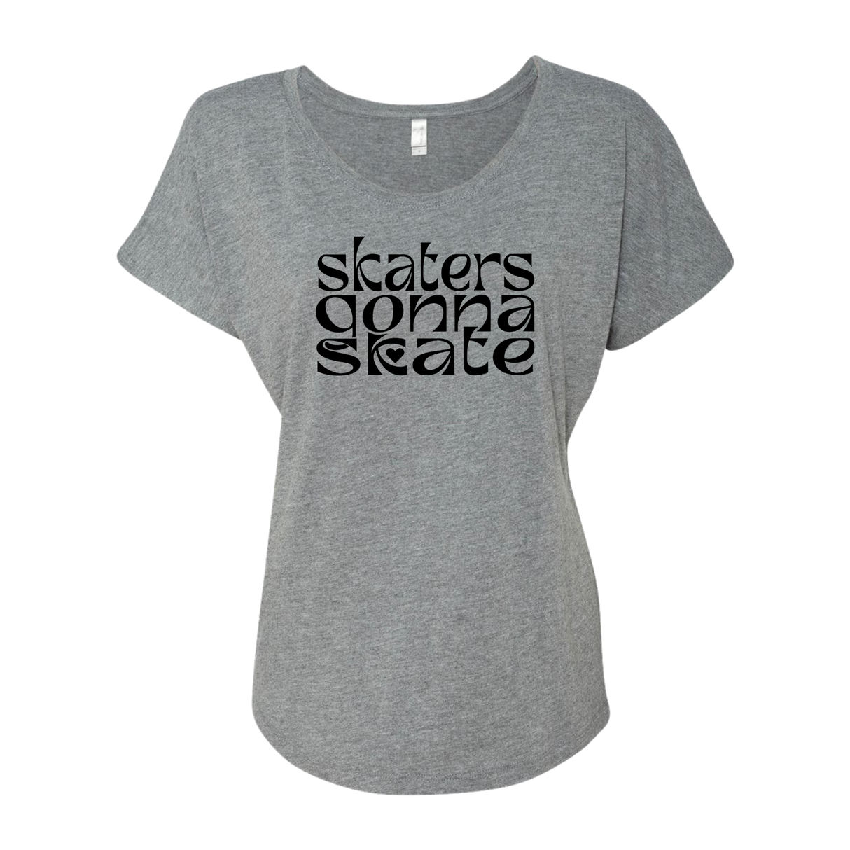 Skaters Gonna Skate Dolman Tee - Adults Skate Too LLC