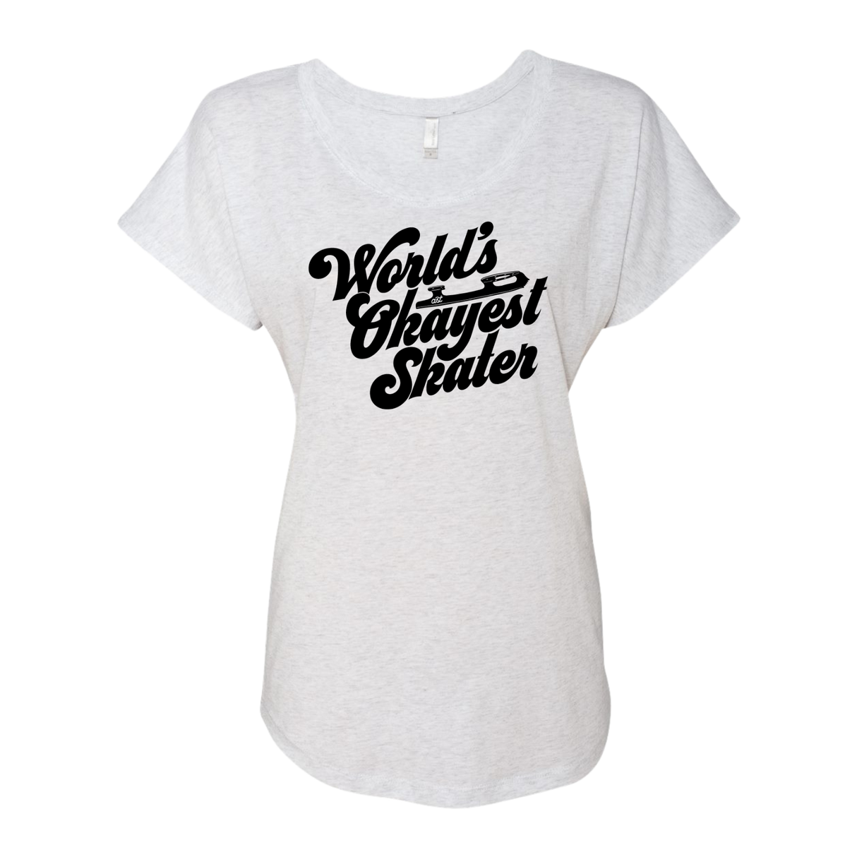 World's Okayest Skater Dolman Tee