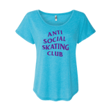 Anti Social Skating Club Dolman Tee - Adults Skate Too LLC