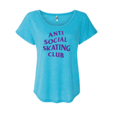 Anti Social Skating Club Dolman Tee - Adults Skate Too LLC