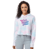 World's Okayest Skater Cotton Candy Hooded Crop