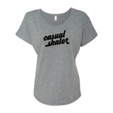 Casual Skater Dolman Tee - Adults Skate Too LLC