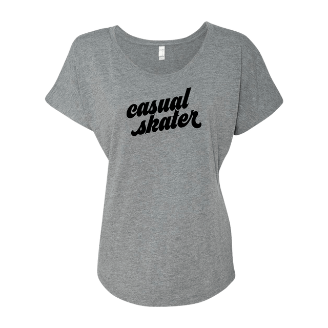 Casual Skater Dolman Tee - Adults Skate Too LLC