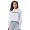 Hashtag Cotton Candy Hooded Crop