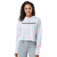 Hashtag Cotton Candy Hooded Crop
