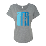 Ombré Skater Dolman Tee - Adults Skate Too LLC