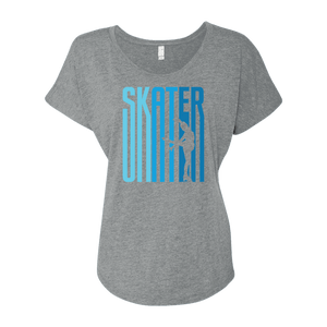 Ombré Skater Dolman Tee - Adults Skate Too LLC
