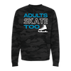 Adults Skate Too OG Camo Sweatshirt