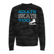 Adults Skate Too OG Camo Sweatshirt - Adults Skate Too LLC