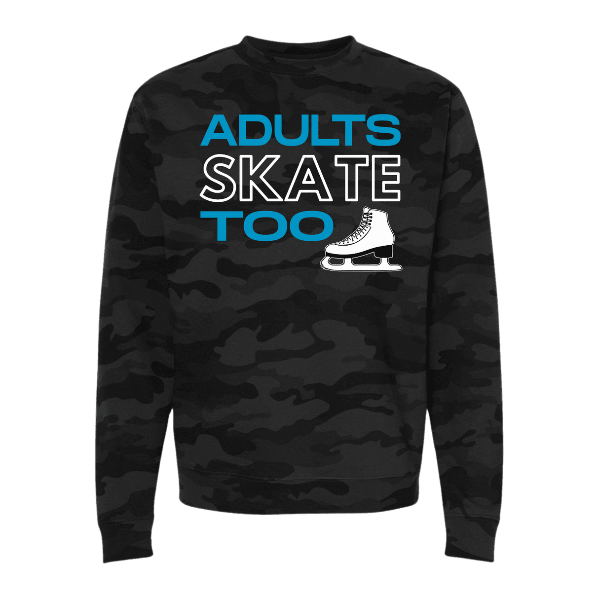 Adults Skate Too OG Camo Sweatshirt - Adults Skate Too LLC