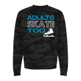 Adults Skate Too OG Camo Sweatshirt - Adults Skate Too LLC