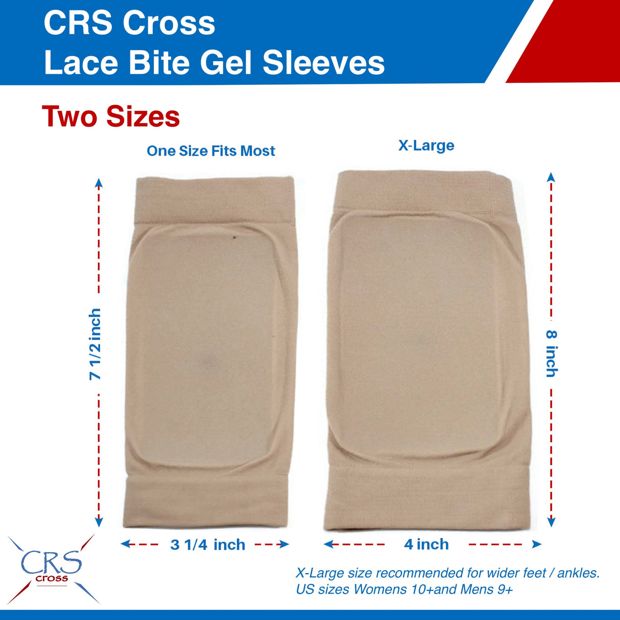 CRS Cross Lace Bite Gel Pads
