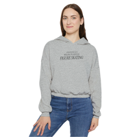 Introverted but Willing to Discuss Skating Cinched Hoodie - Adults Skate Too LLC