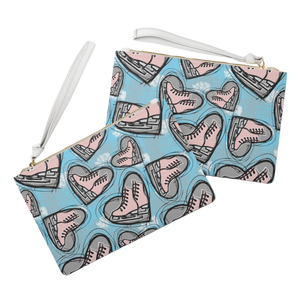 Sketched Skates Clutch Bag