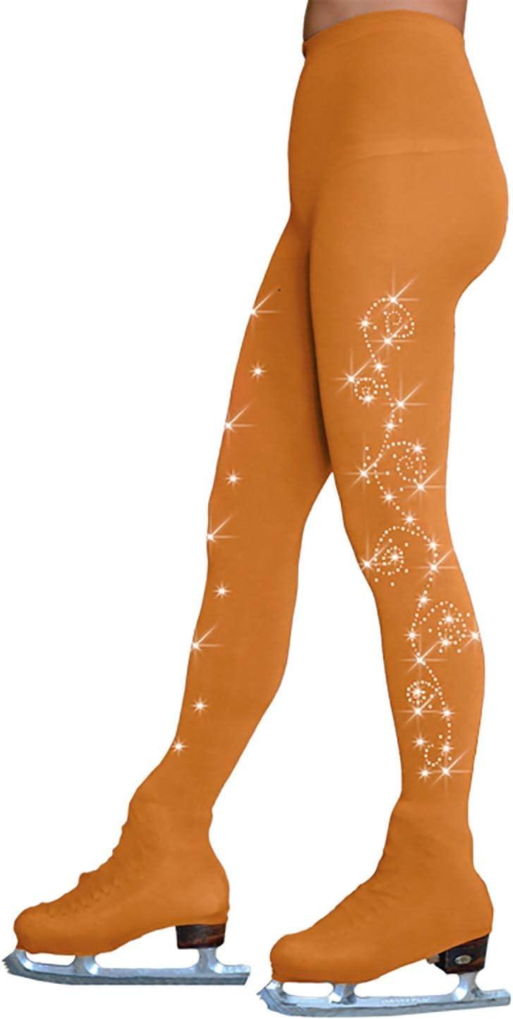 ChloeNoel Figure Skating Tan Over The Boot Tights TB8832 - Adults Skate Too LLC