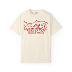 Skater Things T-Shirt in Ivory, front
