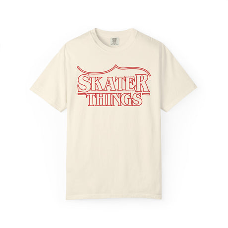 Skater Things T-Shirt in Ivory, front