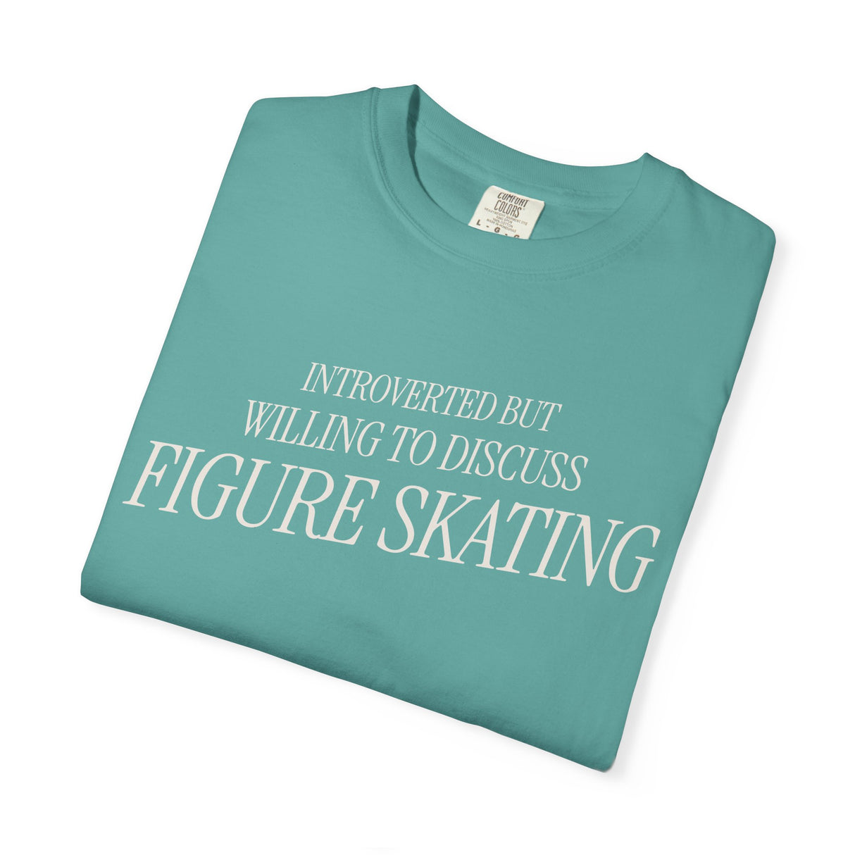 Introverted but Willing to Discuss Figure Skating T-Shirt - Adults Skate Too LLC