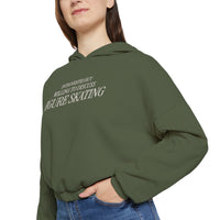 Introverted but Willing to Discuss Skating Cinched Hoodie - Adults Skate Too LLC