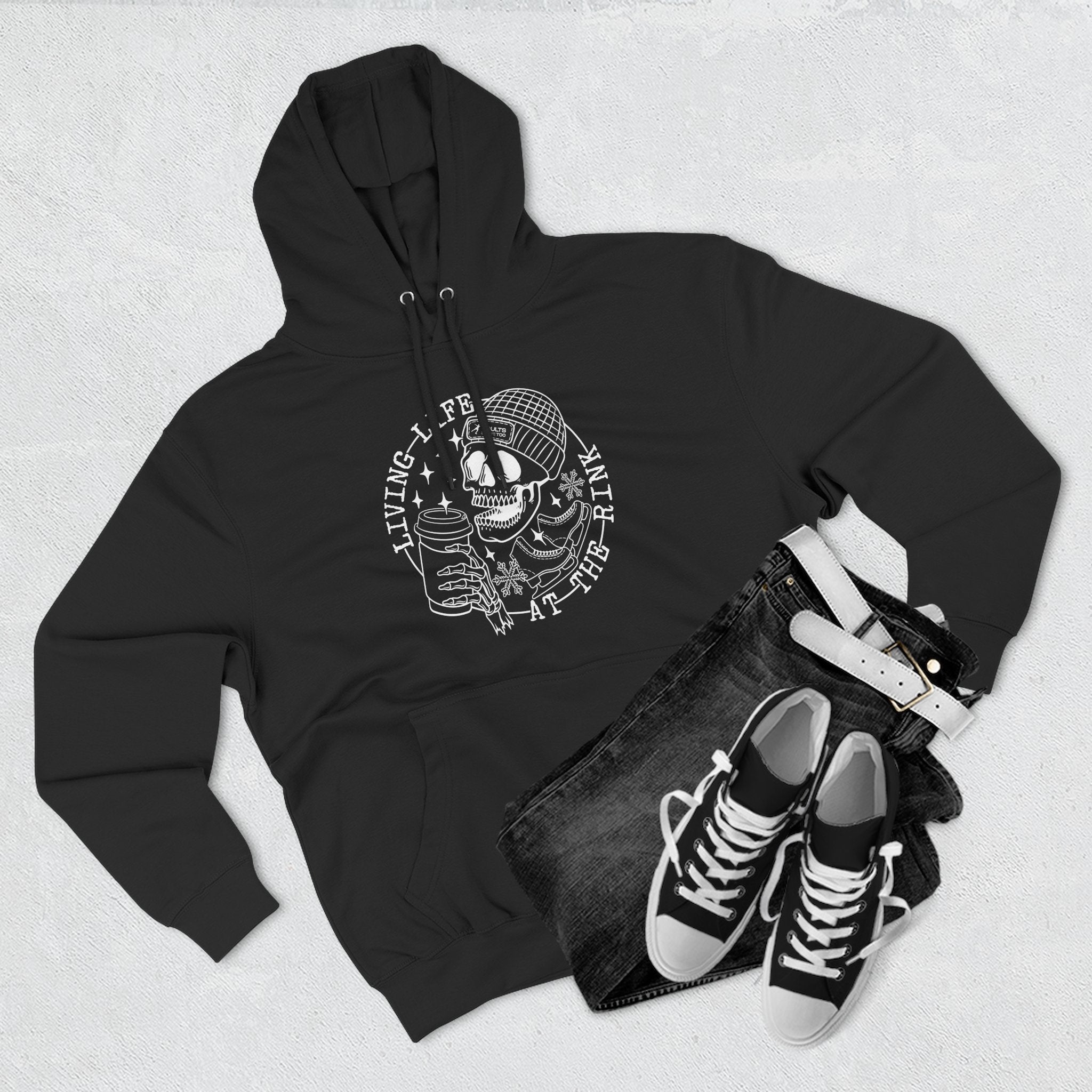 Living Life at the Rink Fleece Hoodie