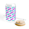 Retro Blades 16oz Iced Sipper Glass