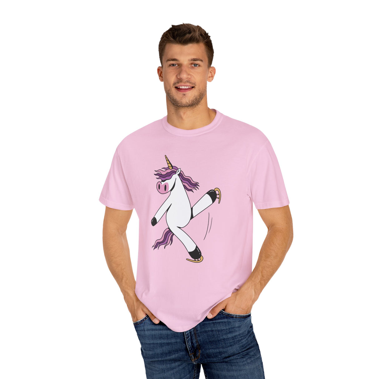 Skating Unicorn Unisex T-Shirt - Adults Skate Too LLC