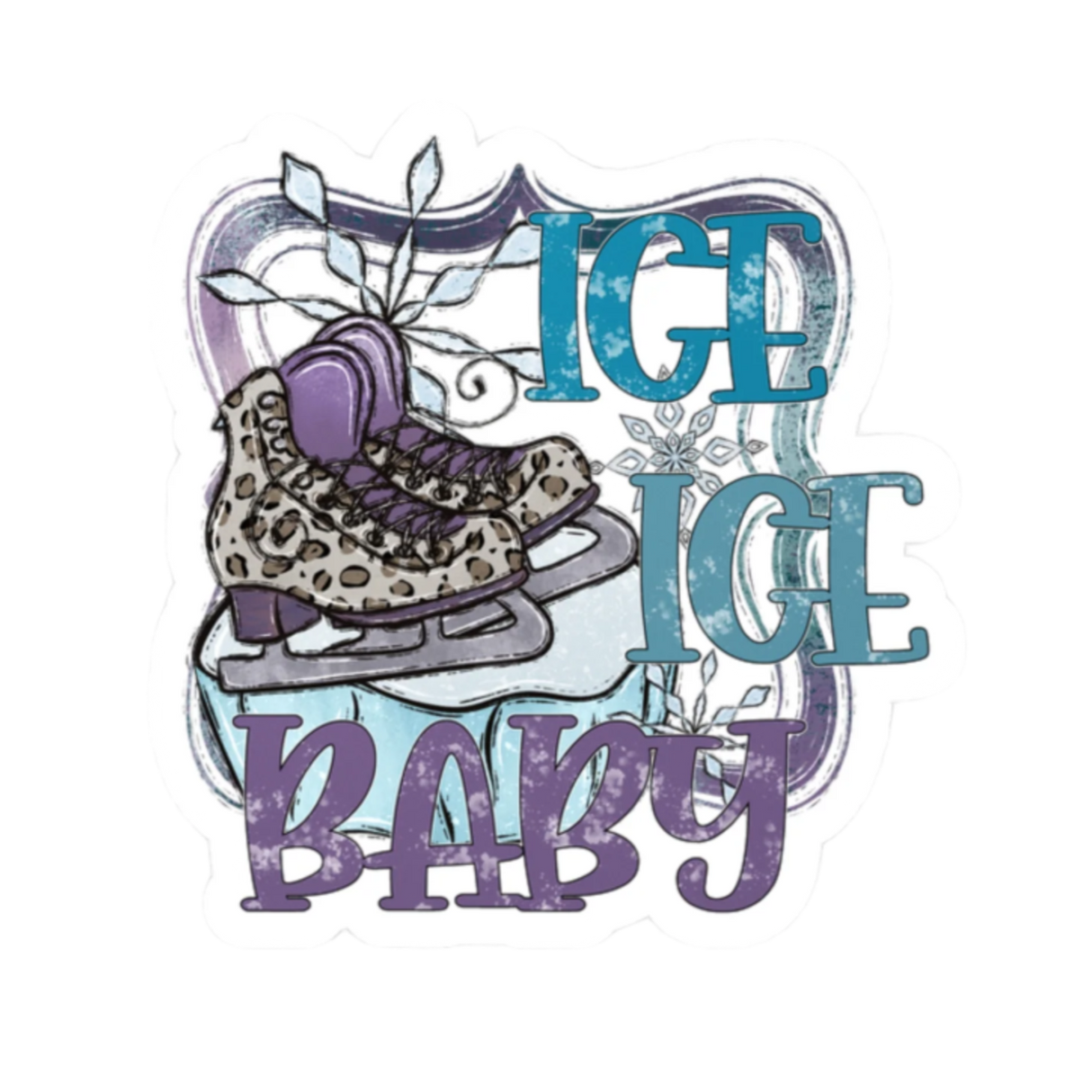 Ice Ice Baby Vinyl Decals - Adults Skate Too LLC
