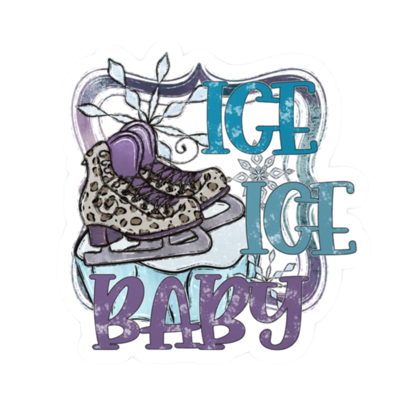 Ice Ice Baby Vinyl Decals - Adults Skate Too LLC