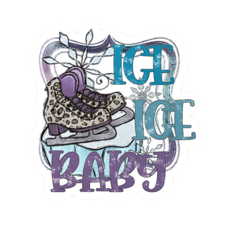 Ice Ice Baby Vinyl Decals - Adults Skate Too LLC