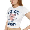 Axelotl Energy Women's Baby Tee - Adults Skate Too LLC