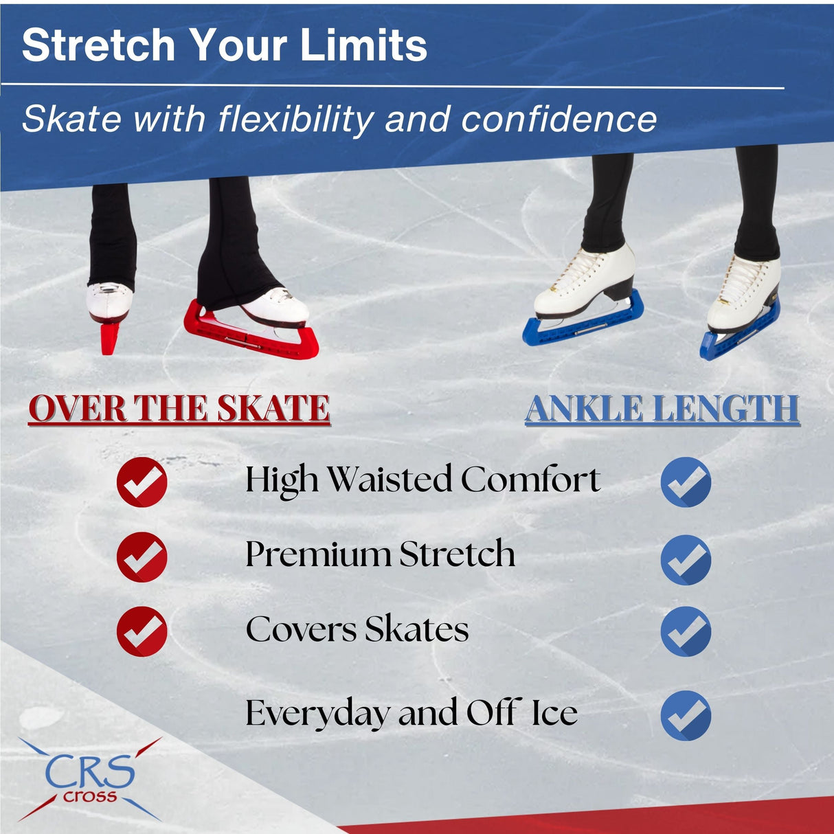 CRS Cross Ice Skating Ankle Length Leggings
