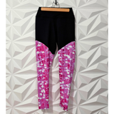 AST Compression Leggings - Pink Rink Confetti - L