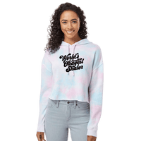 World's Okayest Skater Cotton Candy Hooded Crop
