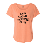 Anti Social Skating Club Dolman Tee - Adults Skate Too LLC