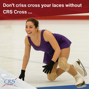 CRS Cross Gel Knee Pads for Ice Skating. 2 Gel Sleeve Knee Pads