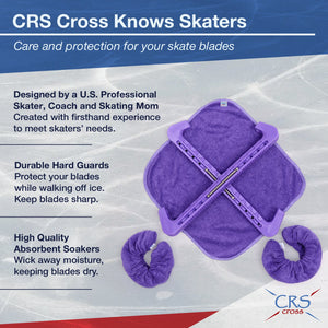 CRS Cross Skate Guards, Soakers & Towel Gift Set