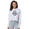 Anti Social Skating Club Cotton Candy Hooded Crop