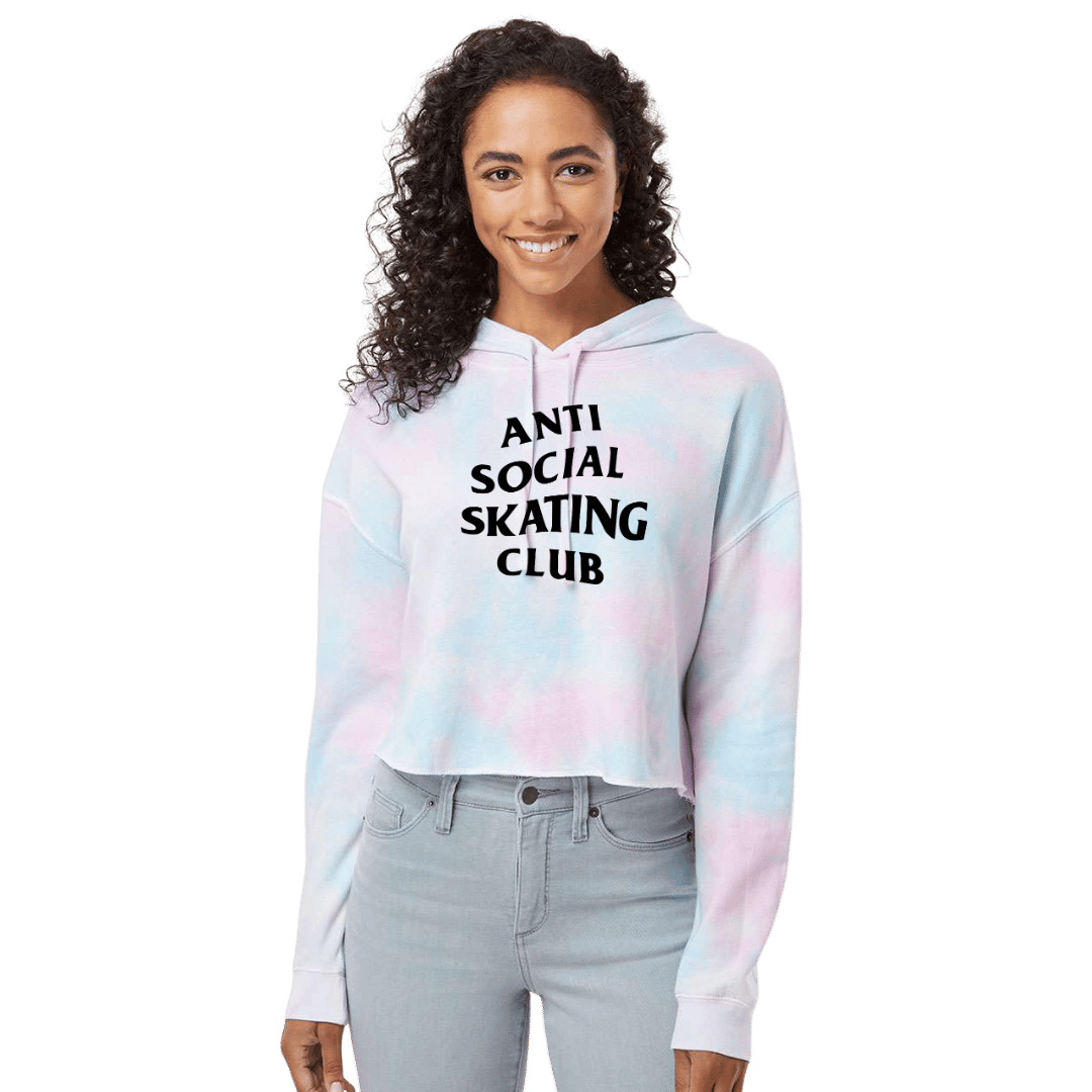 Anti Social Skating Club Cotton Candy Hooded Crop