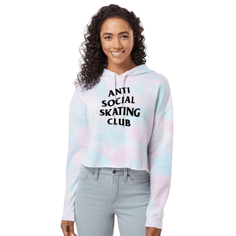 Anti Social Skating Club Cotton Candy Hooded Crop