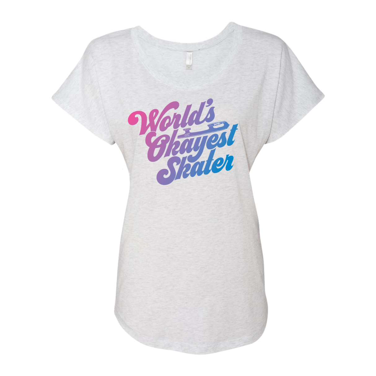 World's Okayest Skater Dolman Tee