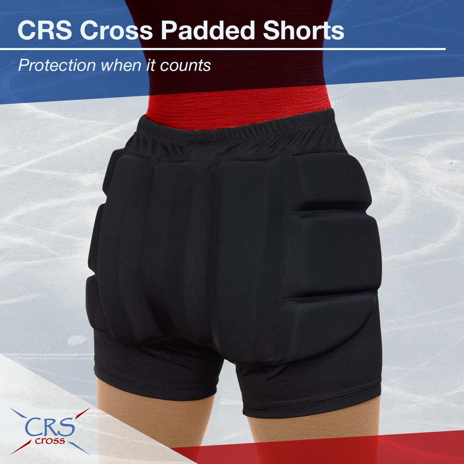 CRS Cross Padded Figure Skating Shorts