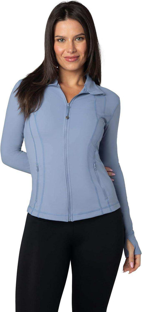 90 Degree By Reflex Women’s Lightweight Full Zip Jacket - Adults Skate Too LLC