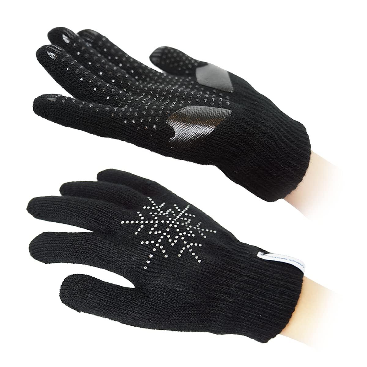 SkatingSpirit Gel Padded Ice Skating Gloves - Adults Skate Too LLC