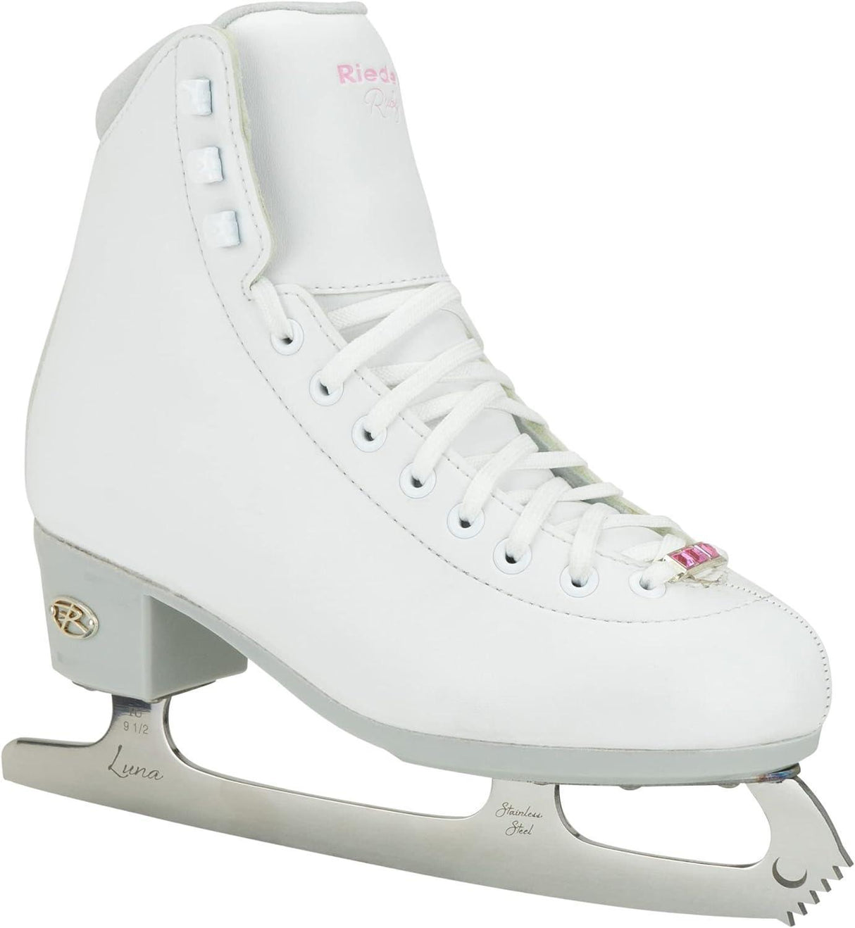 Riedell Ruby Ice Skate - Recreational Adult Ice Skates - Adults Skate Too LLC