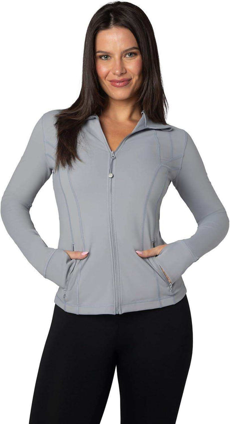 90 Degree By Reflex Women’s Lightweight Full Zip Jacket - Adults Skate Too LLC