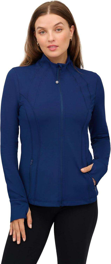 90 Degree By Reflex Women’s Lightweight Full Zip Jacket - Adults Skate Too LLC