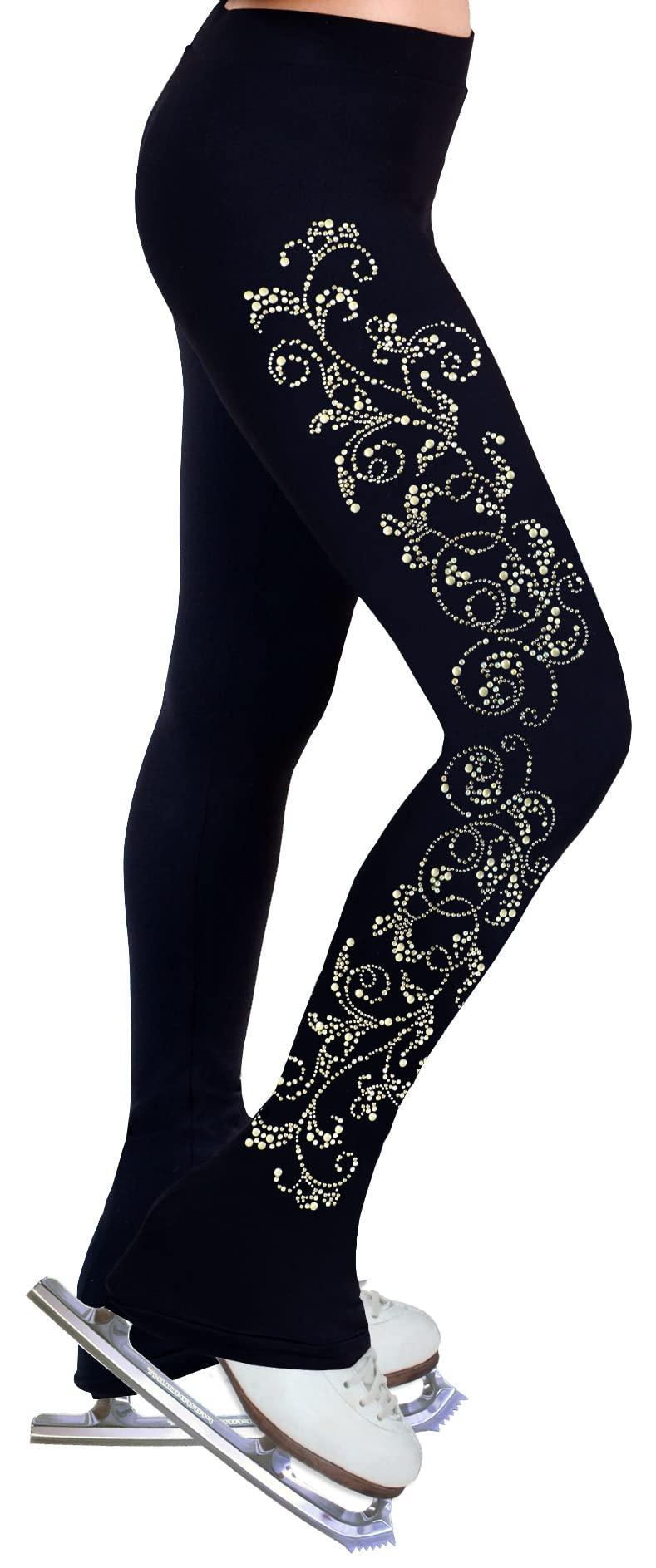 NY2 Sportswear Figure Skating Practice Pants with Rhinestones R52