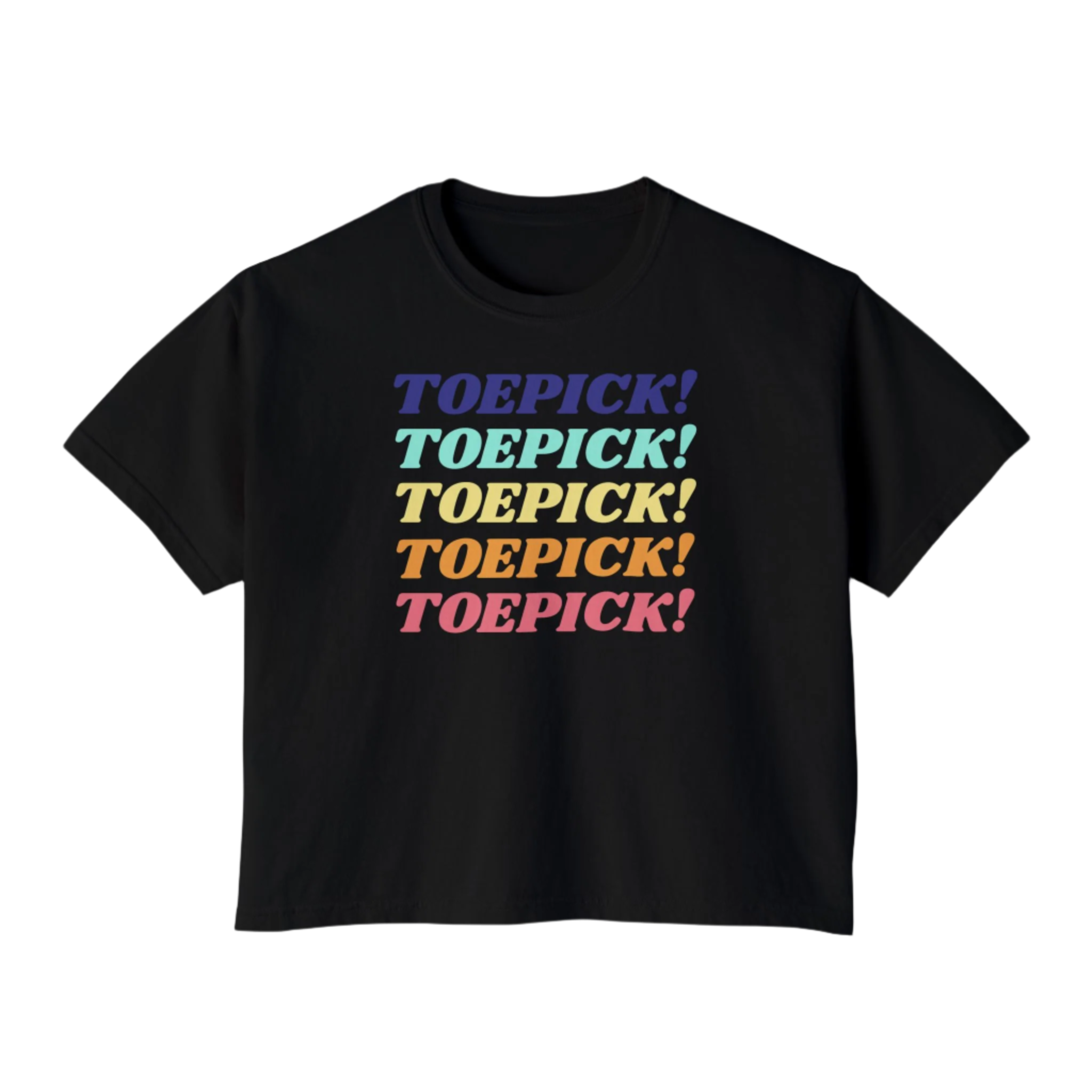 Toepick! Women's Boxy Tee - Adults Skate Too LLC