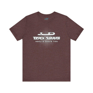 Toepick Survivor Tee - Adults Skate Too LLC