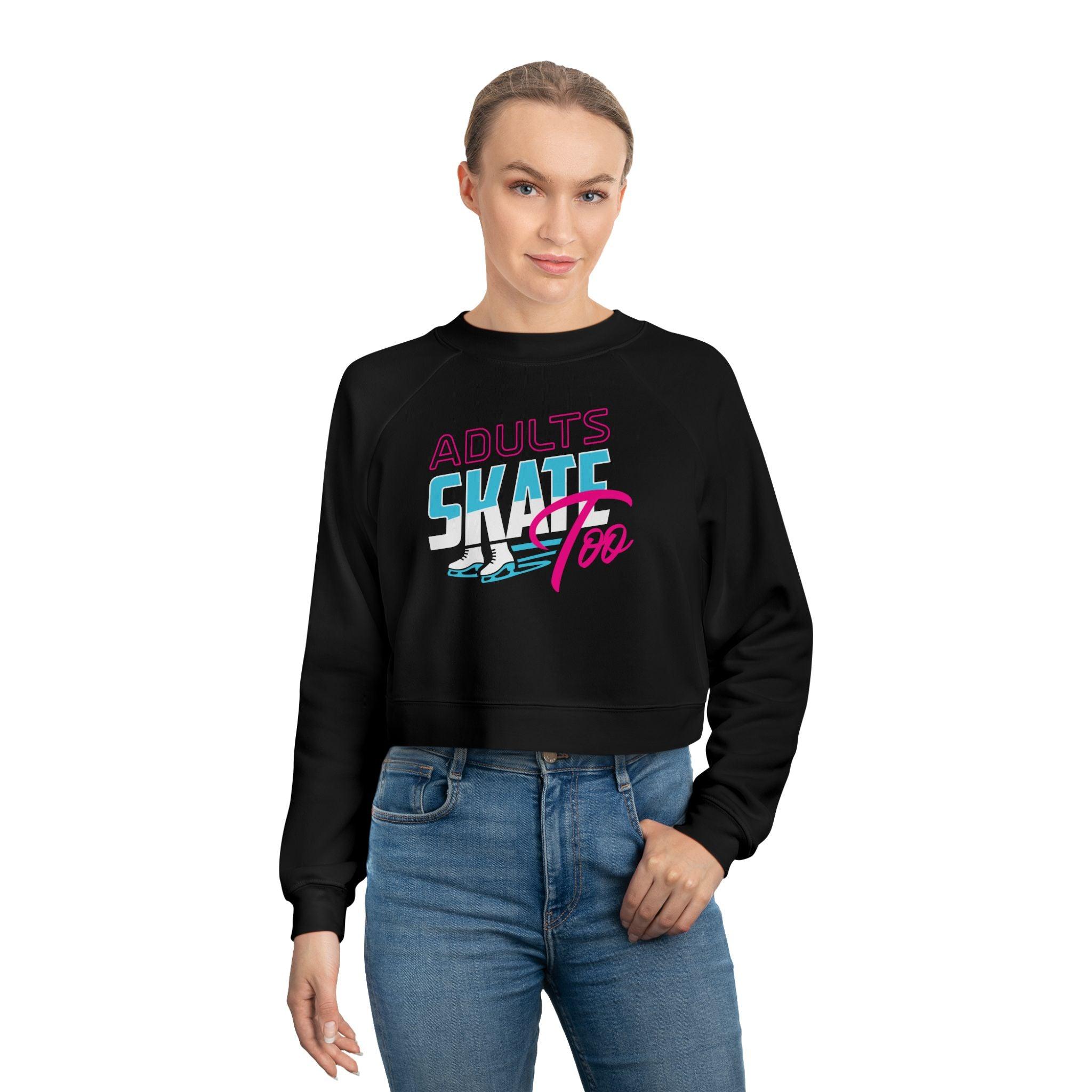 Retro Women's Cropped Fleece Pullover